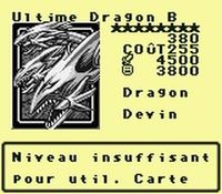 une photo d'Ã©cran de Yu-Gi-Oh - Duel des Tenebres sur Nintendo Game Boy Color